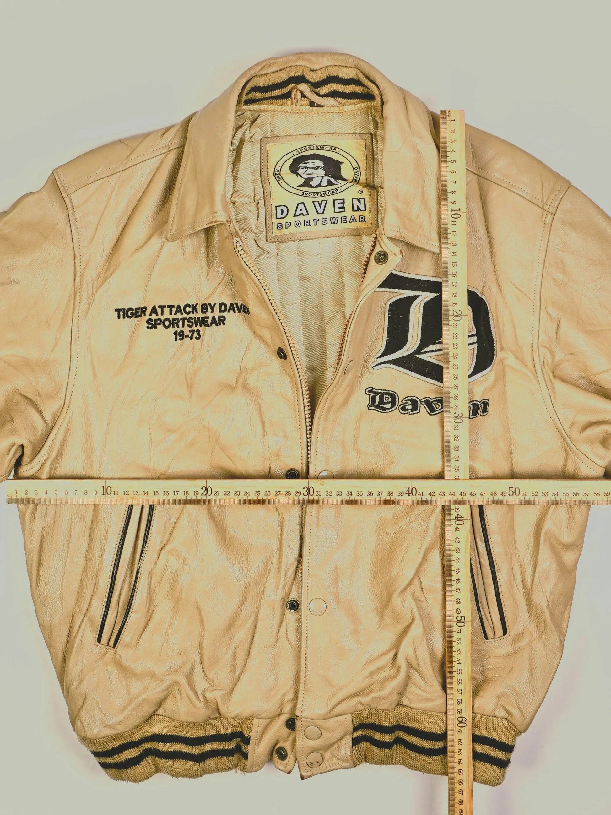 Vintage Daven Lederjacke (L)