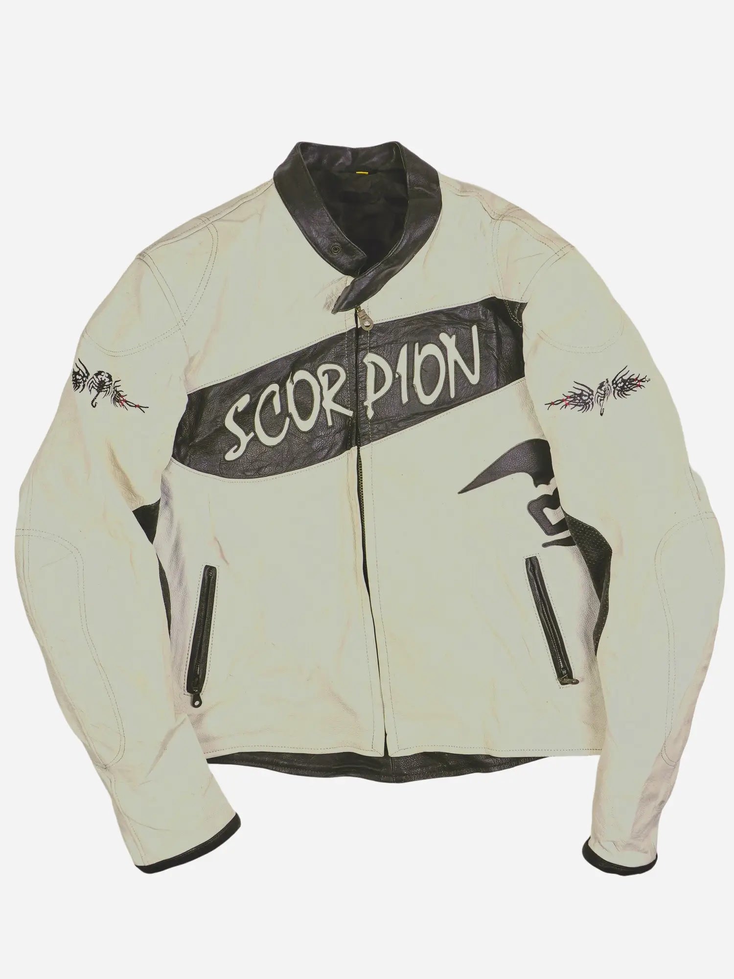 Vintage Scorpion Lederjacke (L)