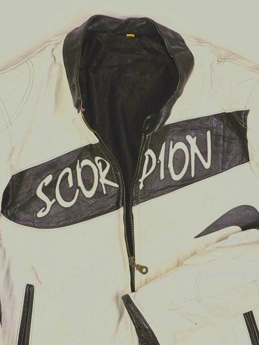 Vintage Scorpion Lederjacke (L)