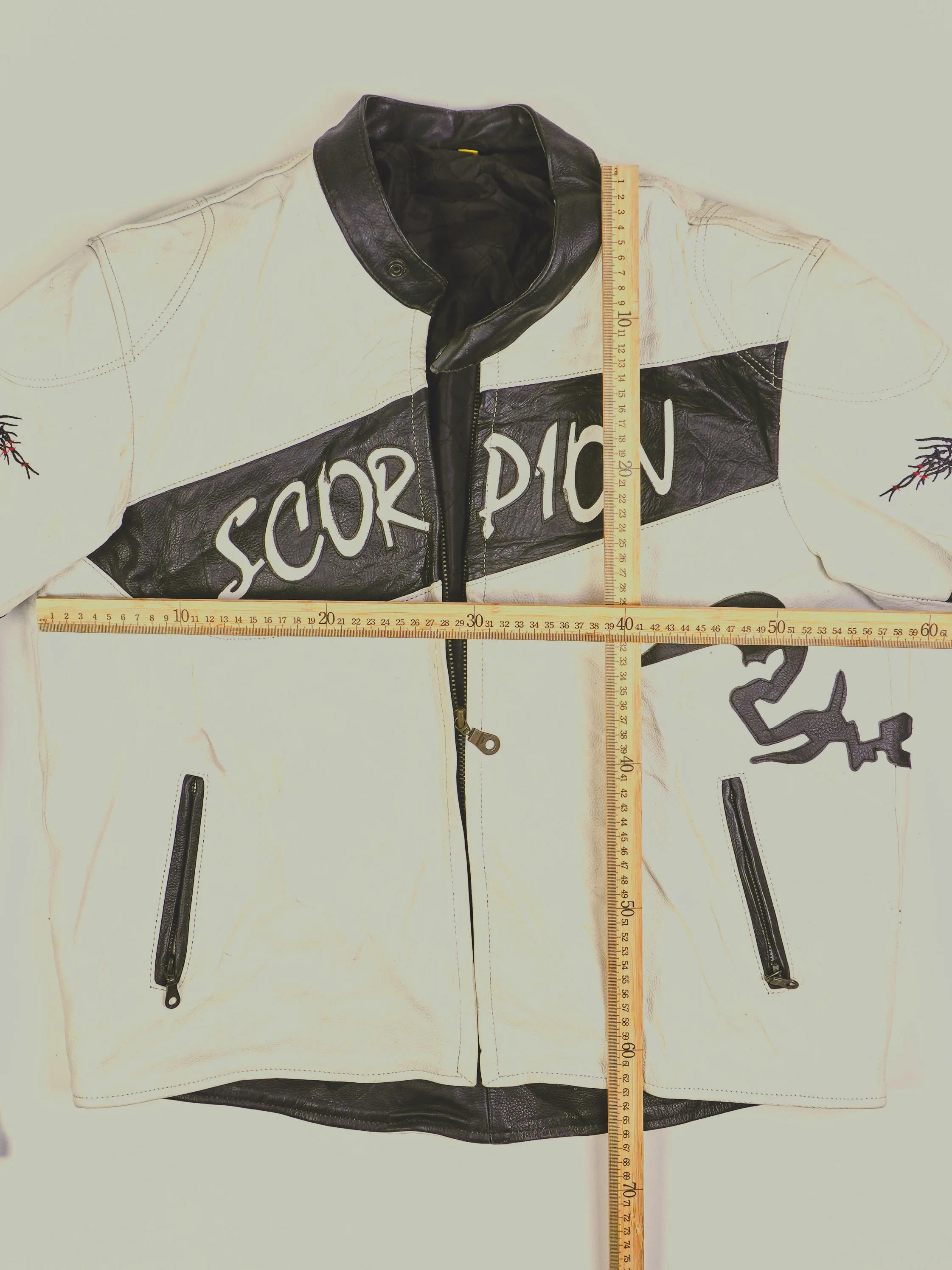 Vintage Scorpion Lederjacke (L)