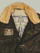 Vintage Army Piloten Lederjacke (M)