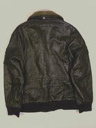 Vintage Army Piloten Lederjacke (L)
