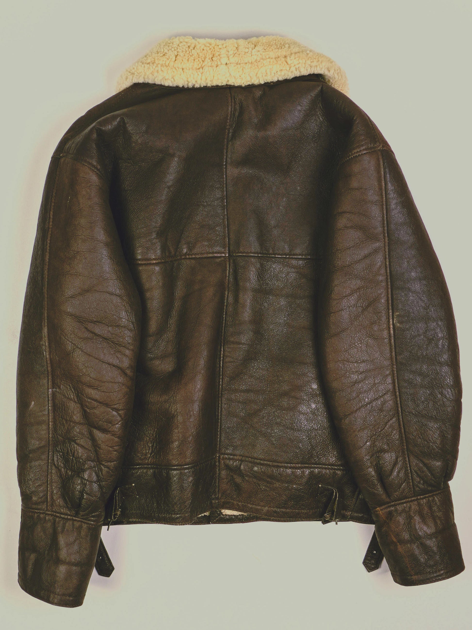 Vintage Piloten Lederjacke (L)