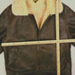Vintage Piloten Lederjacke (L)