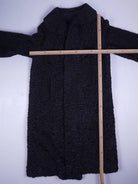 Vintage Felljacke Schwarz