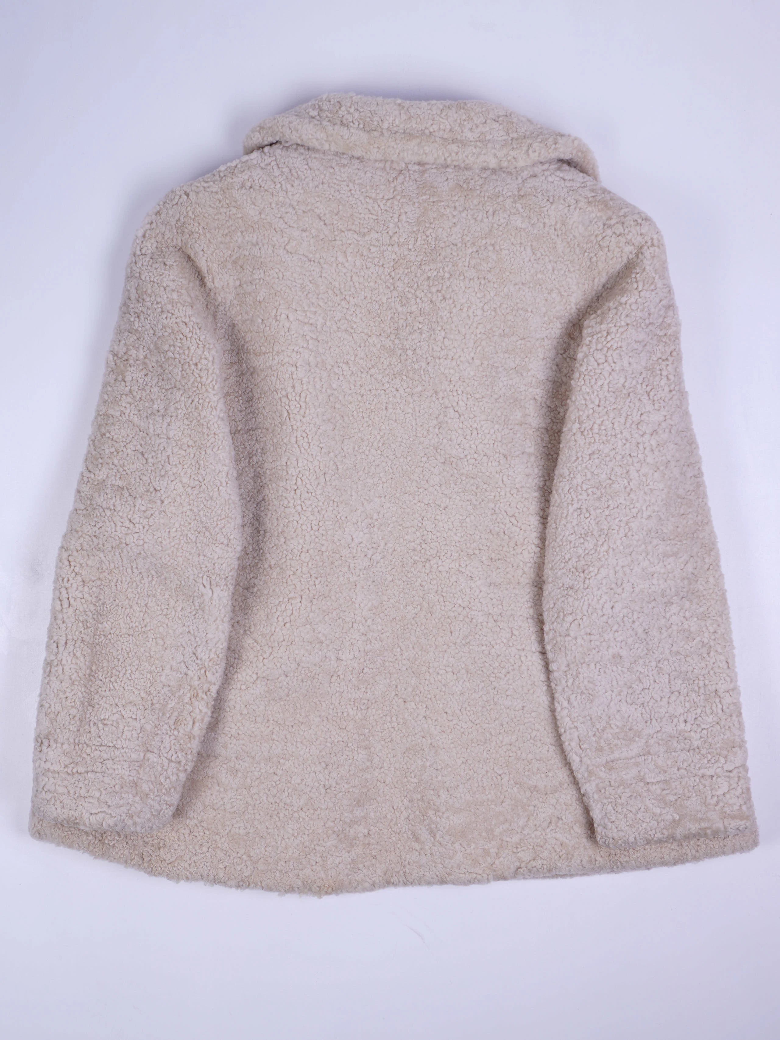 Vintage Felljacke Beige