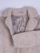 Vintage Felljacke Beige