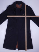 Vintage Mantel Dunkelblau