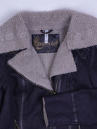 Vintage Lederjacke Schwarz