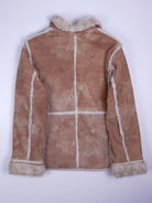 Vintage Felljacke Beige