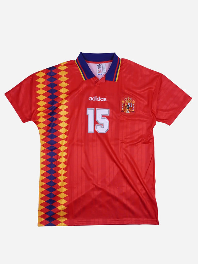 RETRO Adidas Spanien 15 1994 Heim Trikot (L)