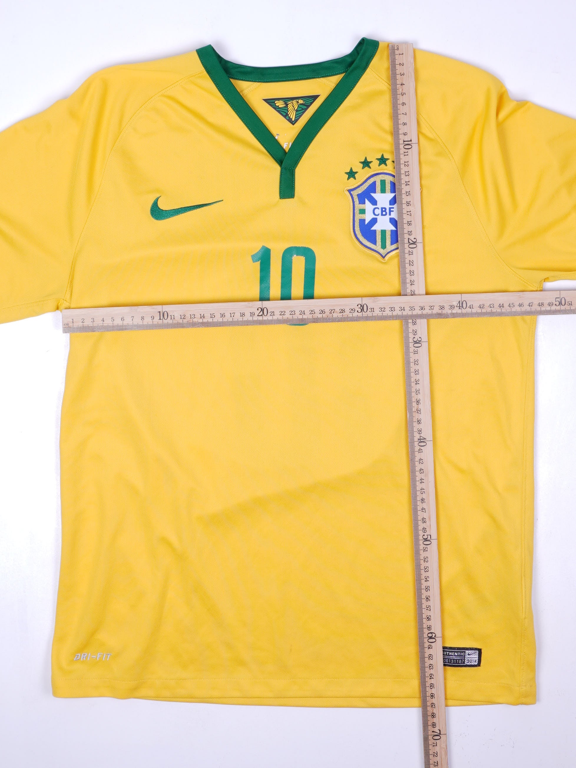 Nike Brasilien Neymar 10 2014 Heim Trikot (M)