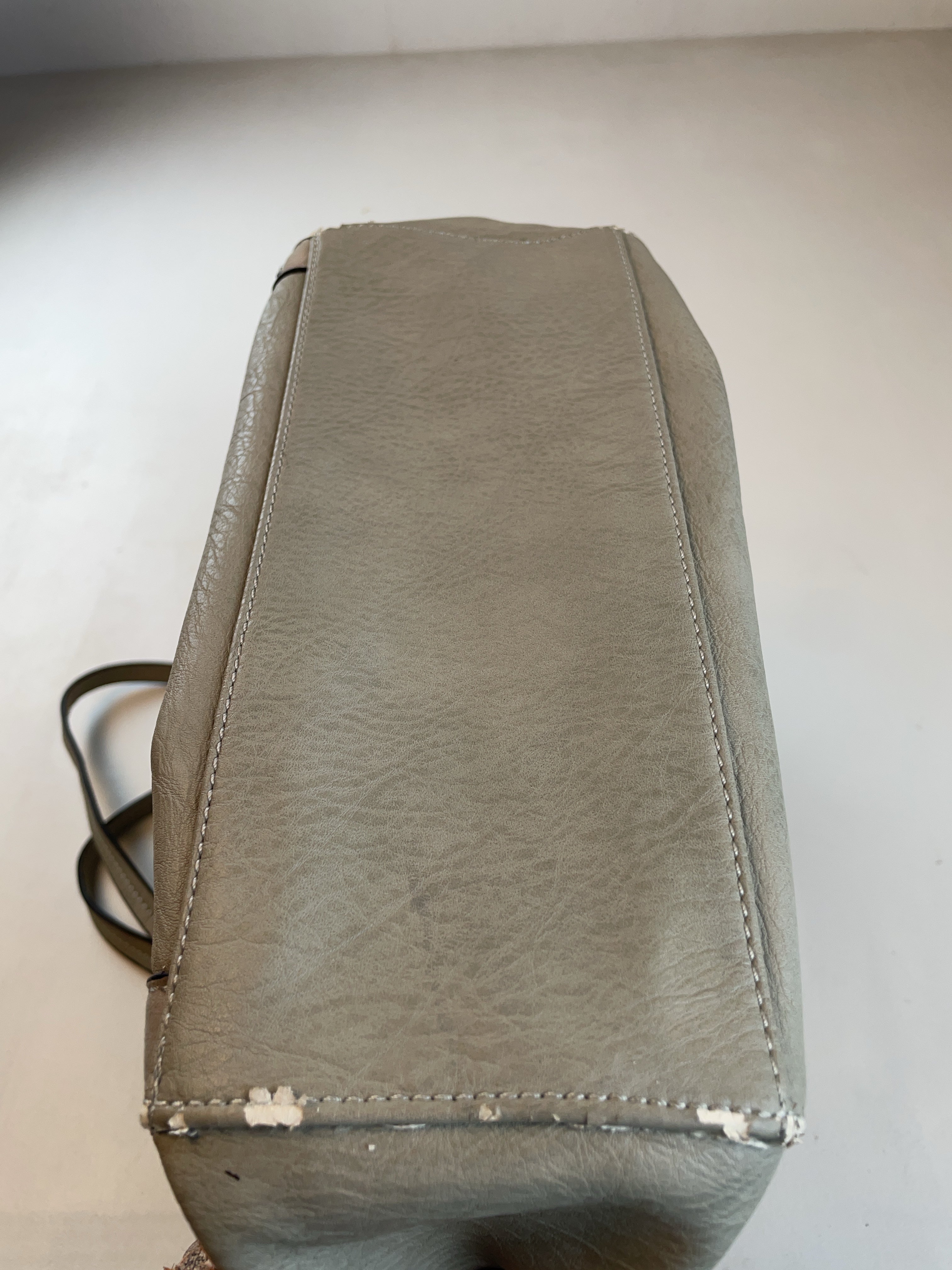 Nietenstuds Shopper Tasche Grau Y2k