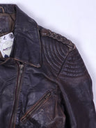 Vintage Lederjacke (XS)