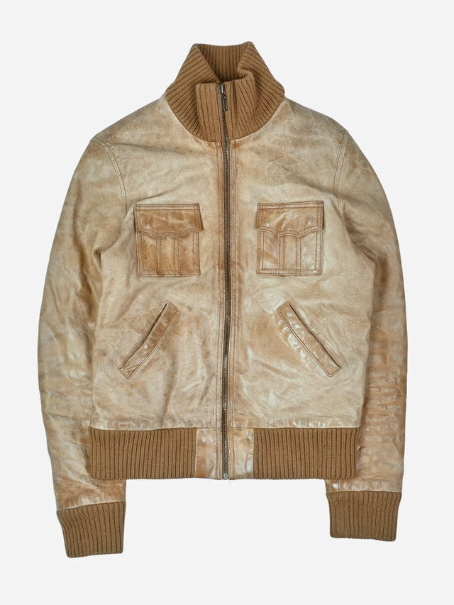 Vintage Lederjacke (S)