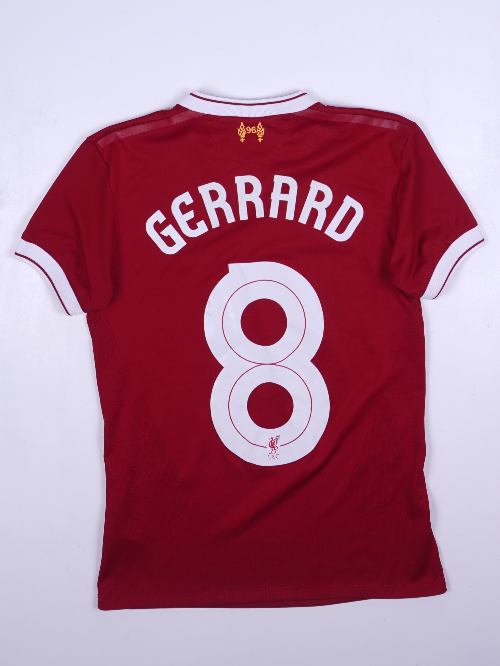 New Balance Liverpool Gerrard 8 2017/18 Heim Trikot (S)