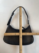 Clean Baguette Tasche Schwarz Y2k