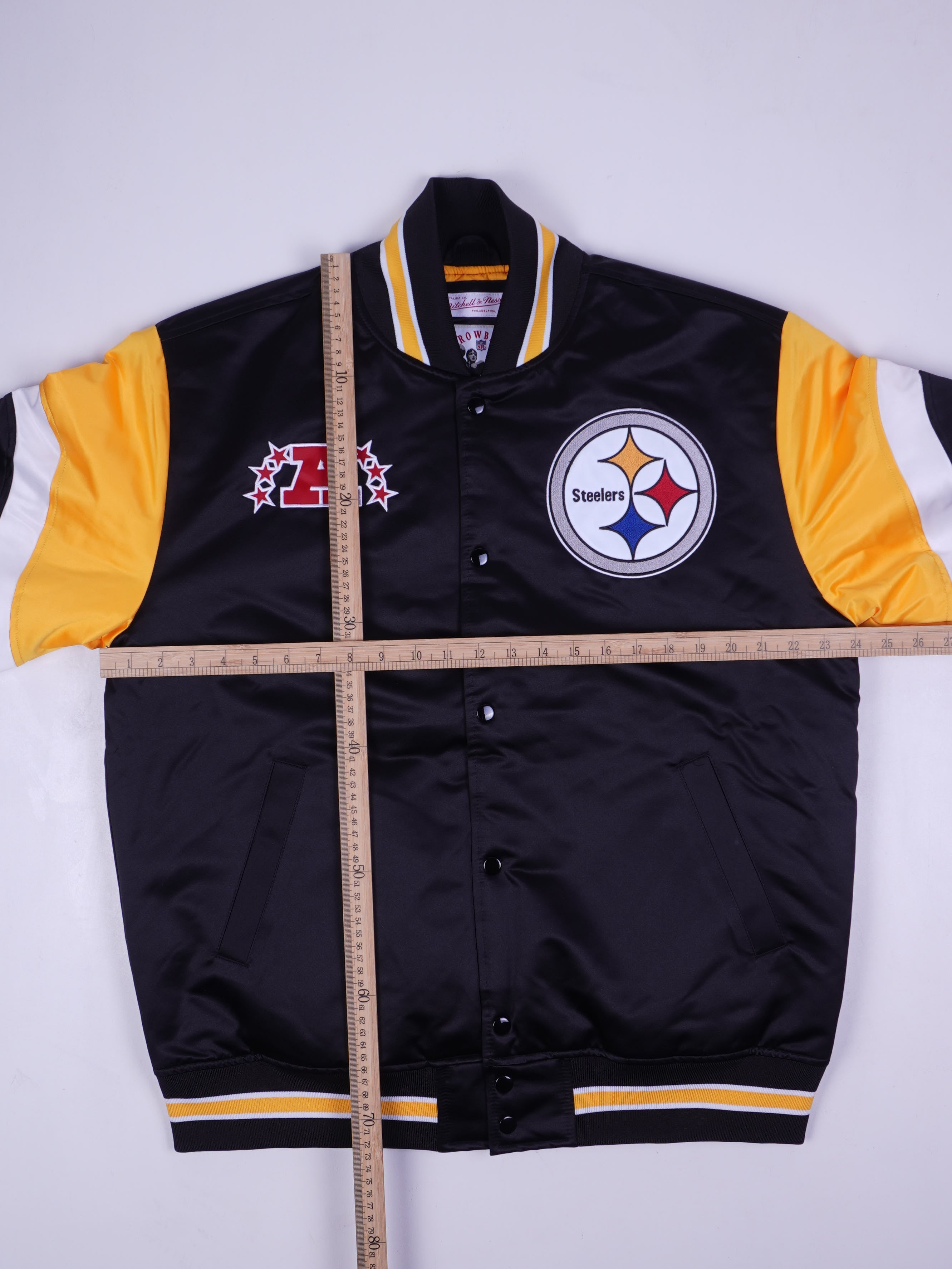 Mitchell & Ness Steelers NFL College Jacke (L)