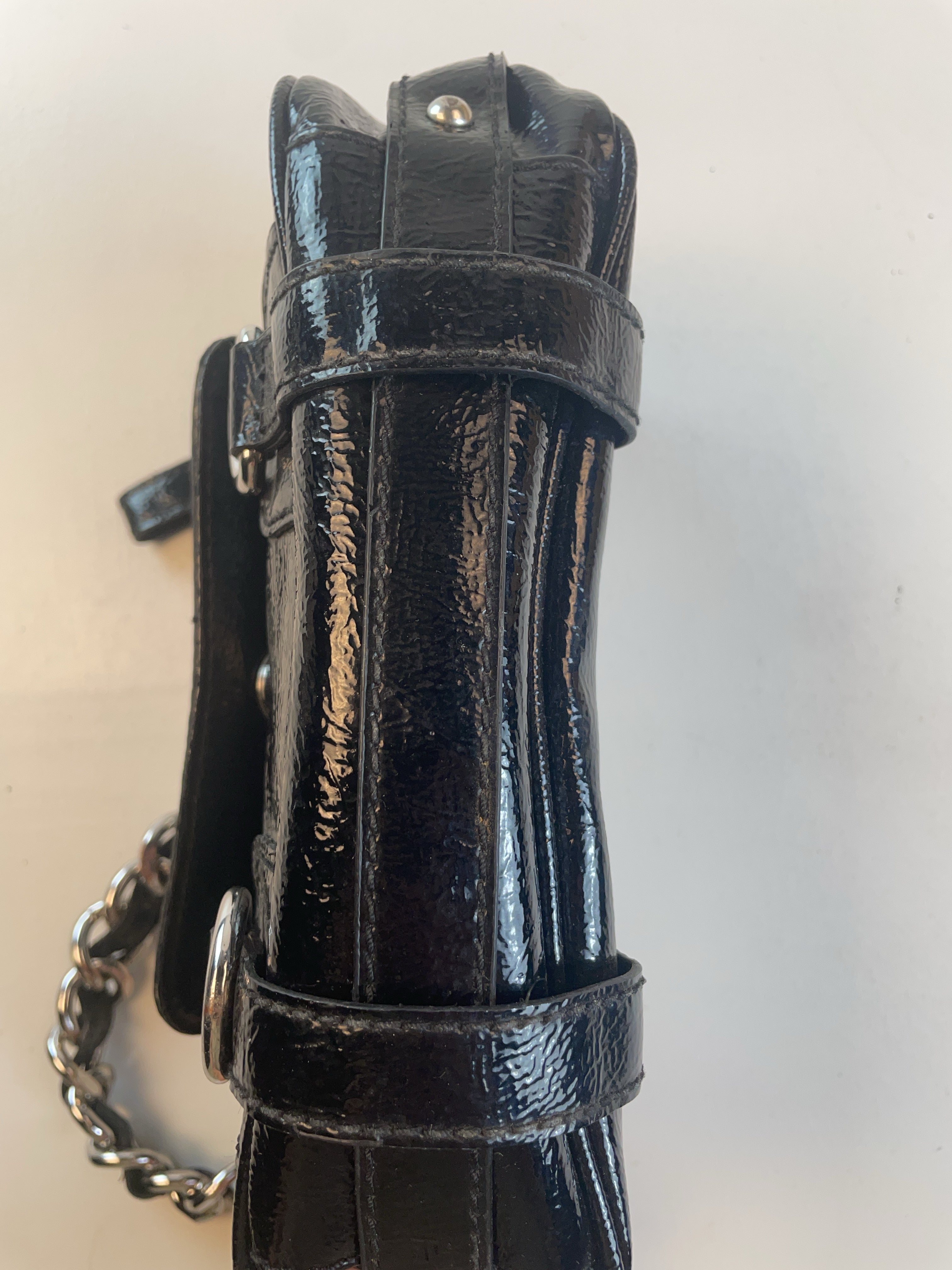Guess Baguette Tasche Schwarz Y2k