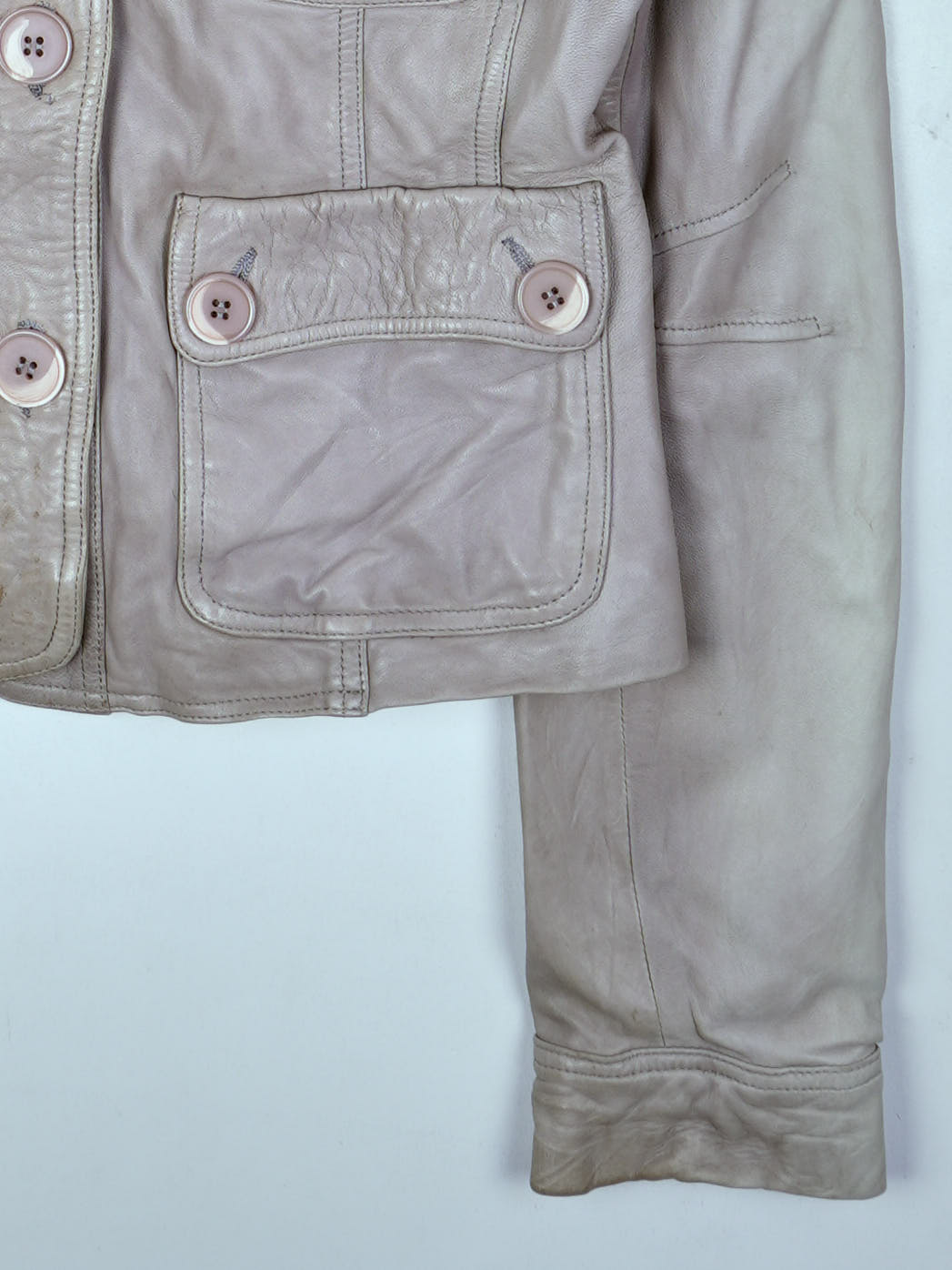 Vintage Lederjacke (S)