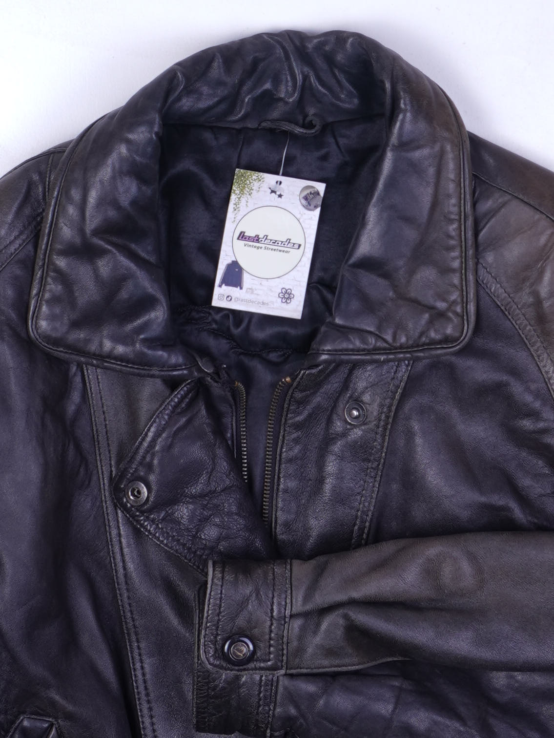 Vintage Lederjacke (M)