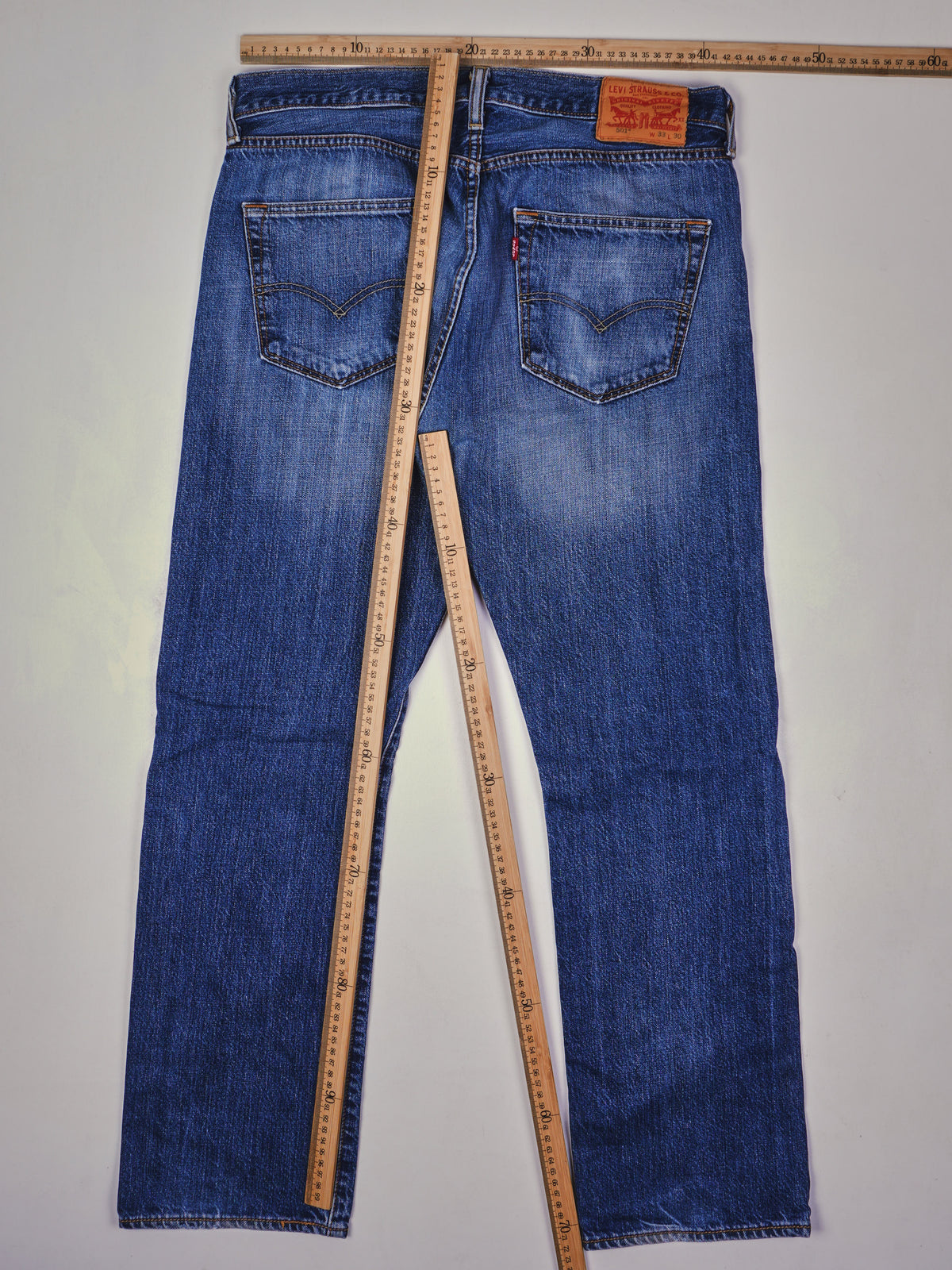 Levis 501 Straight Leg Jeans (W33)