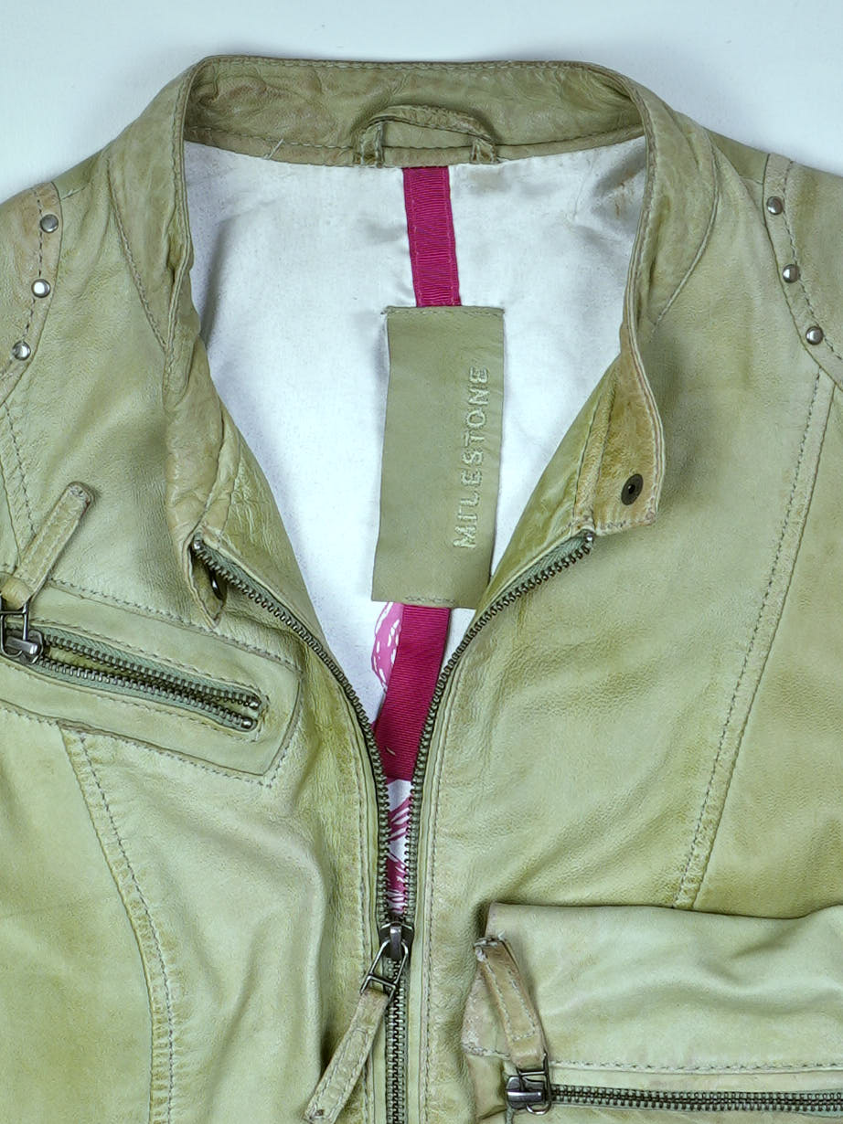 Vintage Lederjacke (M)