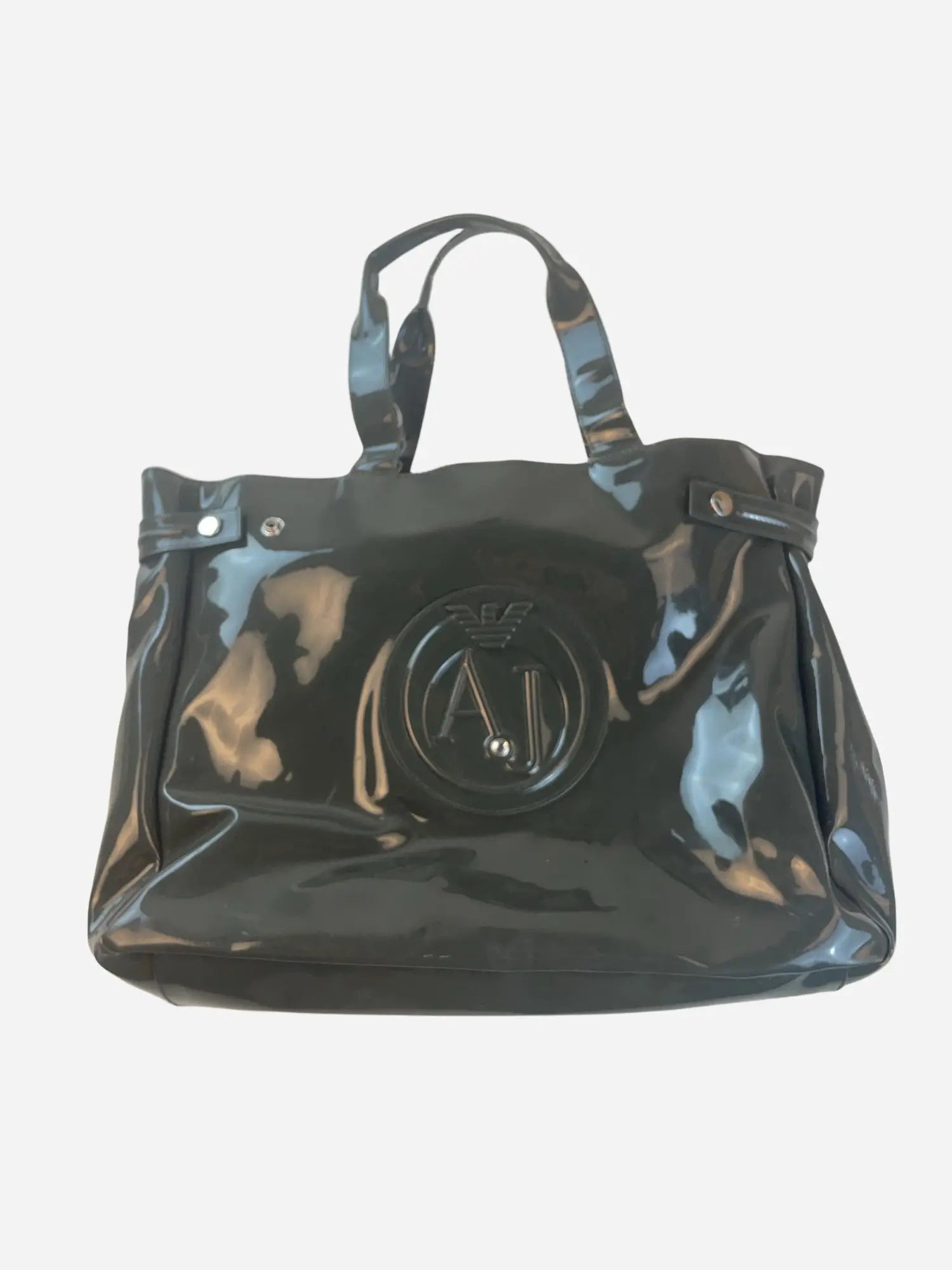 Aj Shopper Tasche Schwarz Y2k