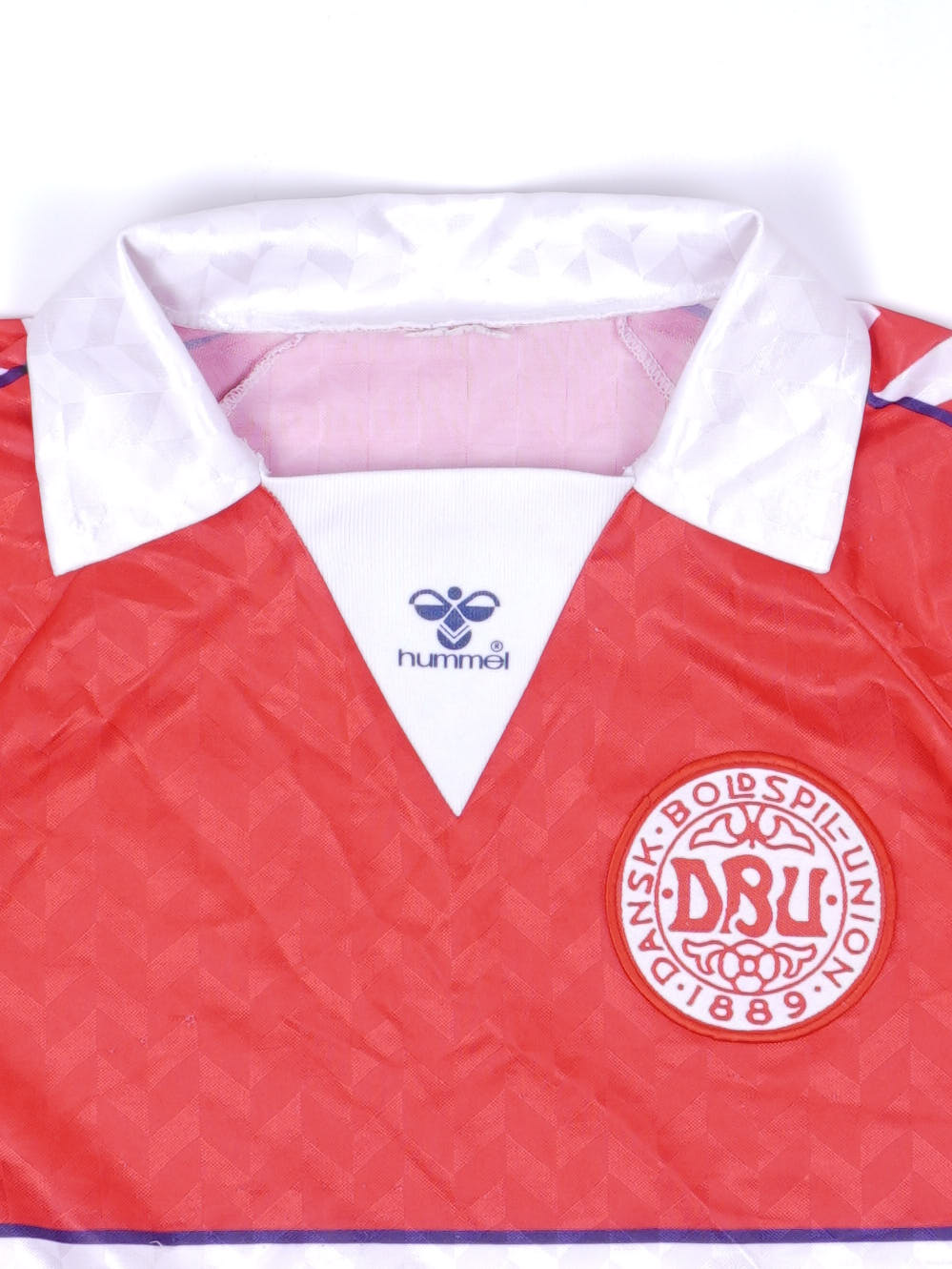 Hummel Dänemark 1988 Heim Trikot (XS)