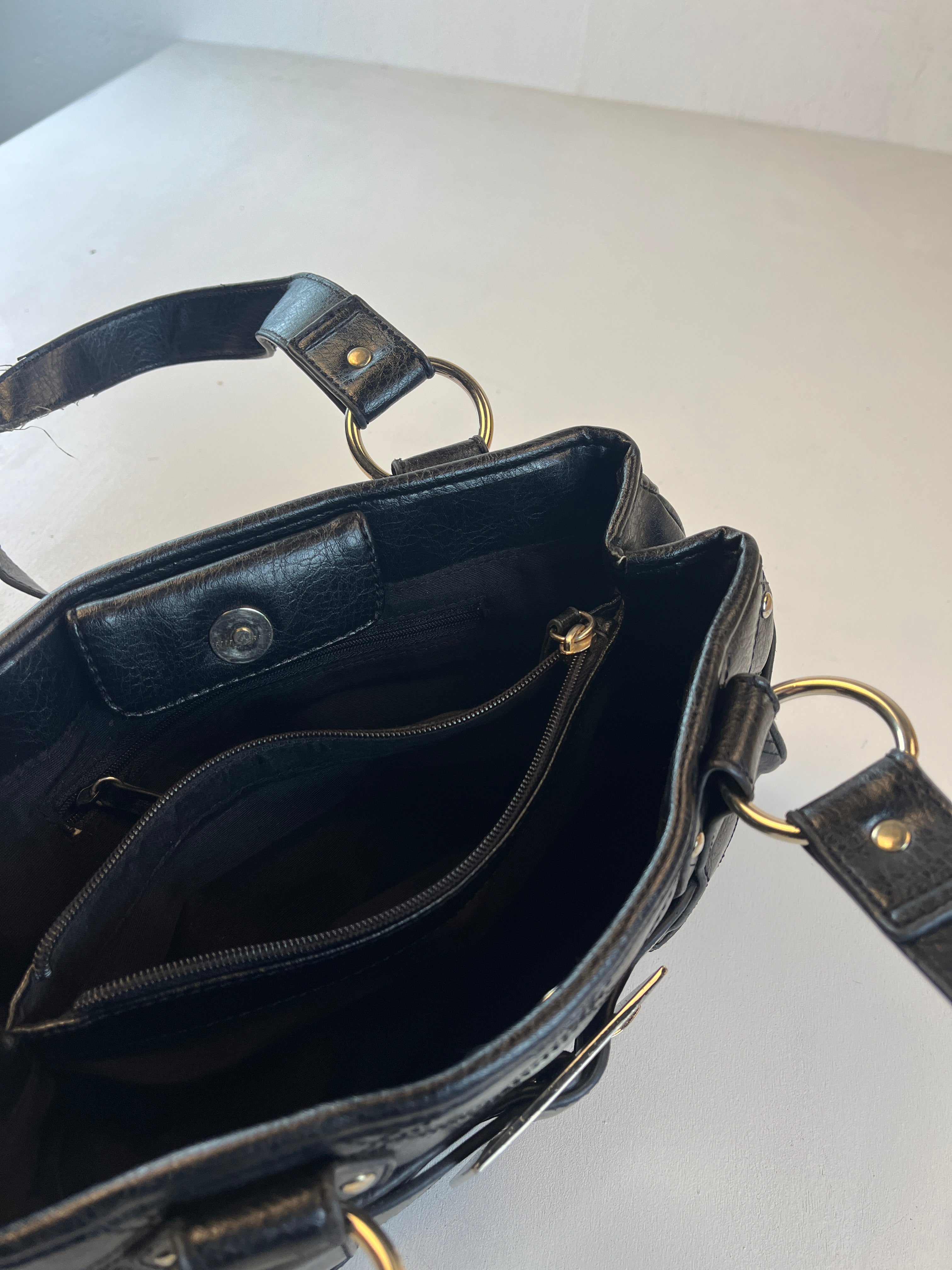 Vintage Tasche Schwarz