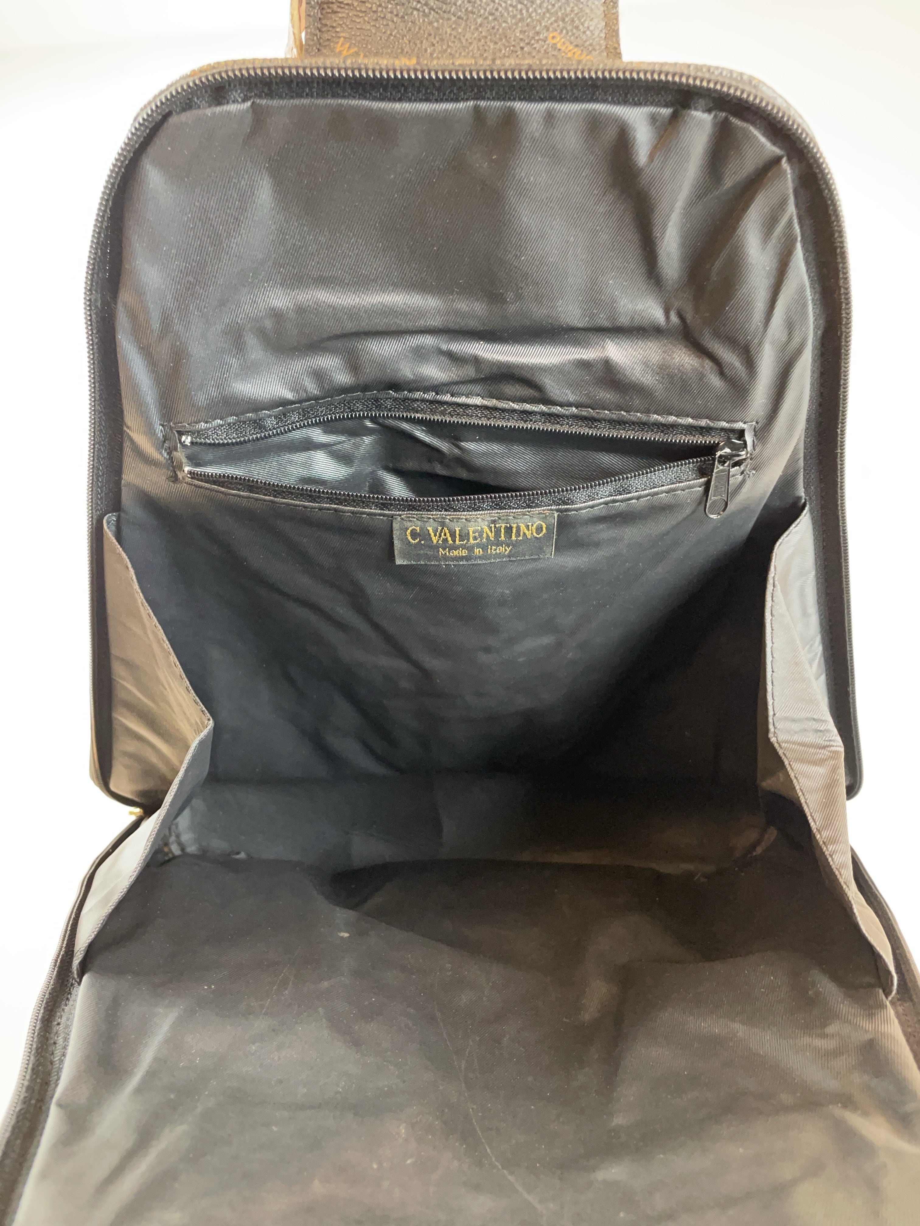 Valentino Rucksack Tasche Schwarz 90s