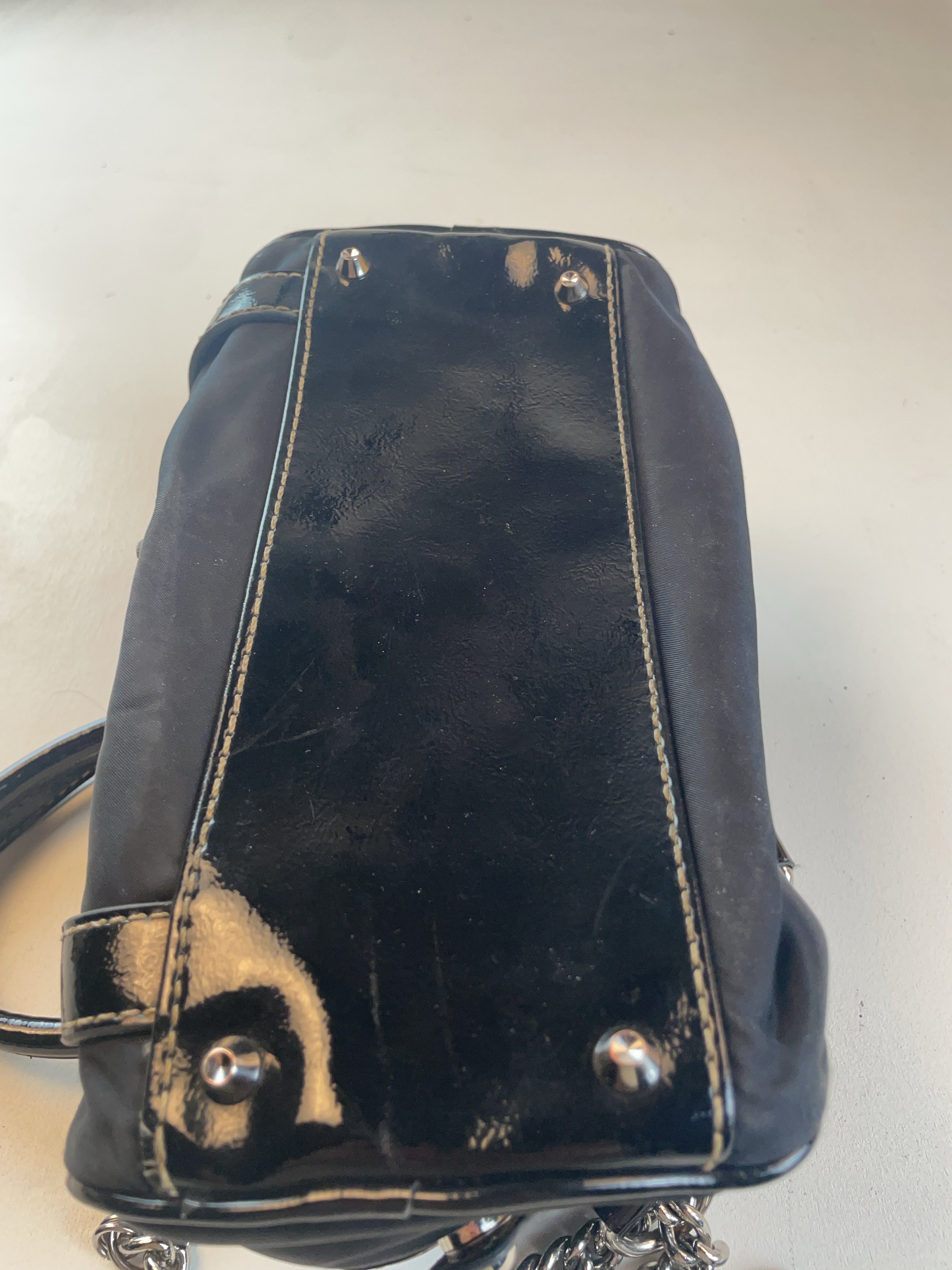 Guess Baguette Tasche Schwarz Y2k