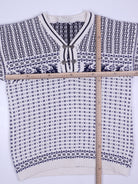 Vintage Half Button Sweater (XL)
