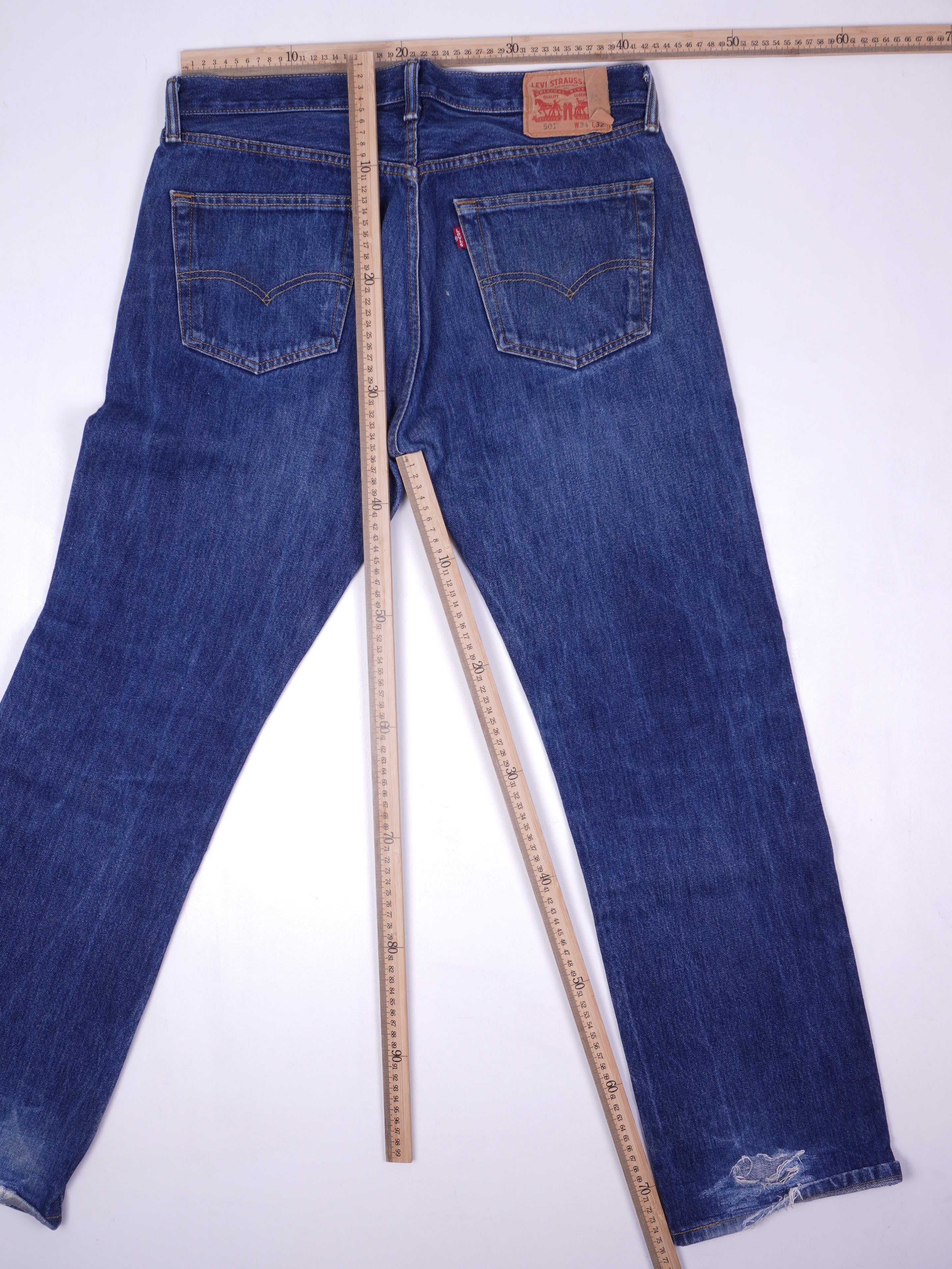Levis 501 Straight Leg Jeans (W34)