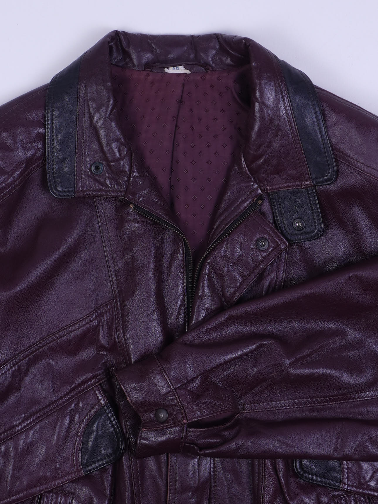 Vintage Lederjacke (XL)