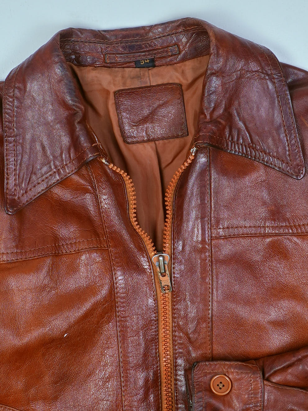 Vintage Lederjacke (M)