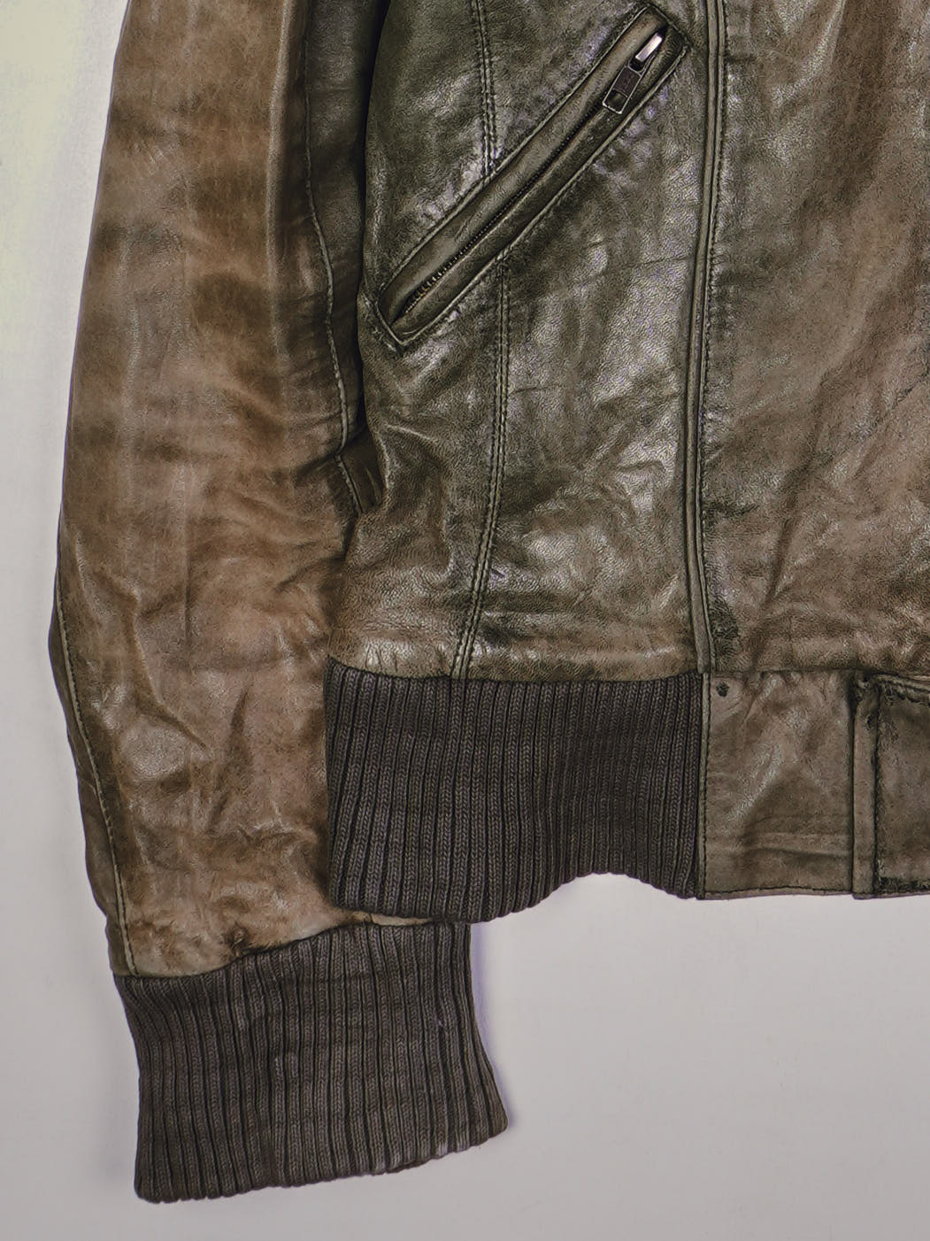 Vintage Lederjacke (S)