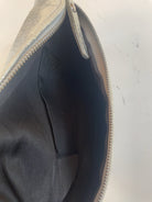 Metallic Clutch Tasche Silber Y2k