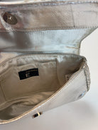 Cheyenne Tex Clutch Tasche SilberY2k