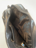Patchwork Schulter Tasche Schwarz 90s
