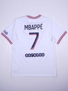 Vintage Paris Saint-germain Kylian Mbappé 7 2021/22 Viertes Trikot Trikot (L)