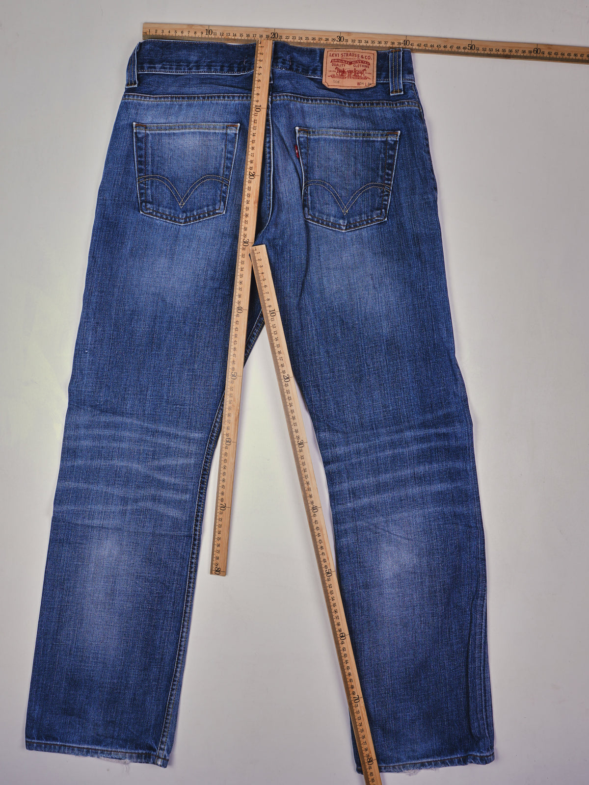 Levis 506 Straight Leg Jeans (W34)