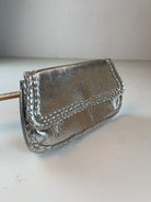 Cheyenne Tex Clutch Tasche SilberY2k