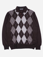 Vintage Half Button Sweater (L)