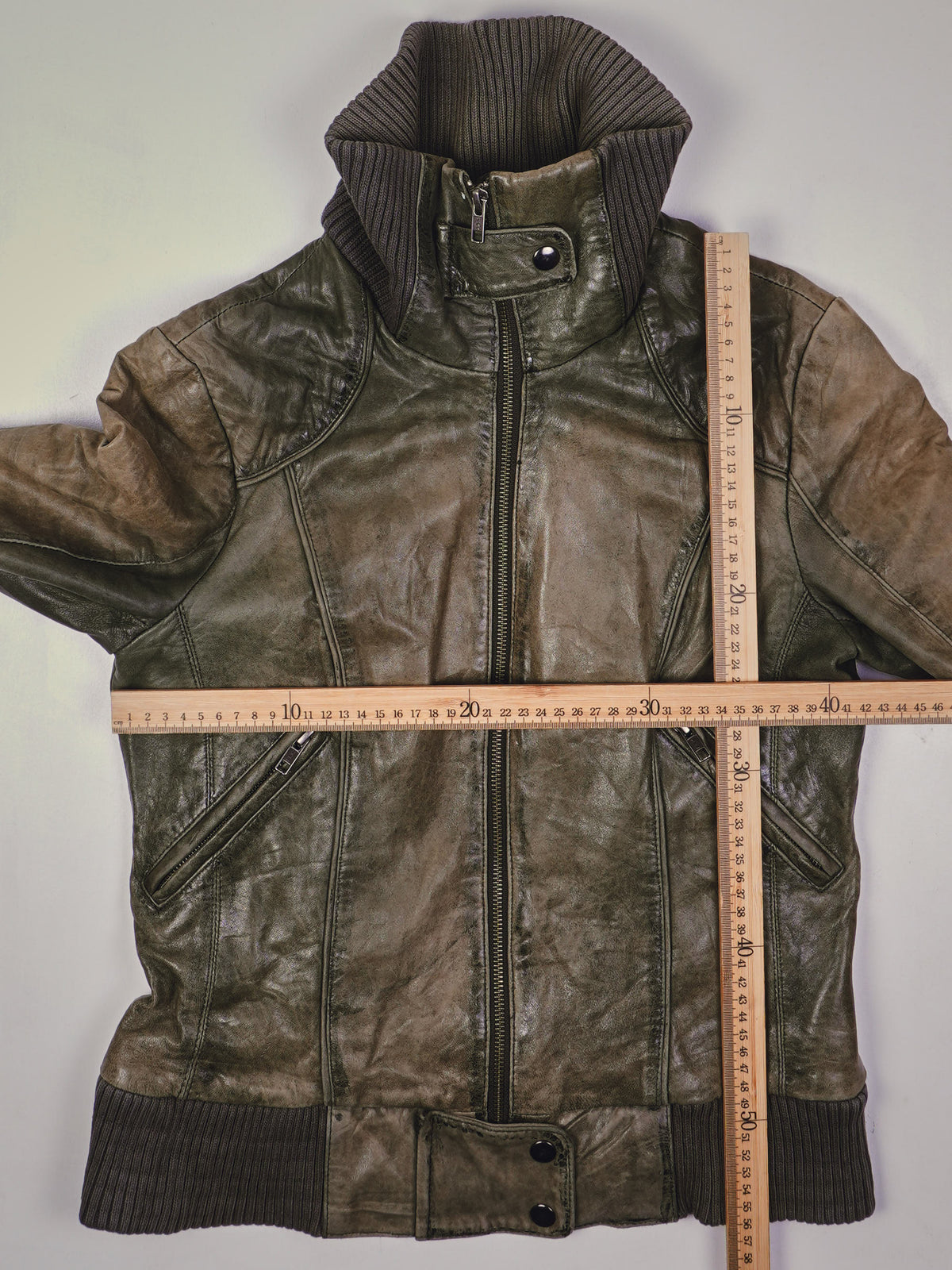 Vintage Lederjacke (S)