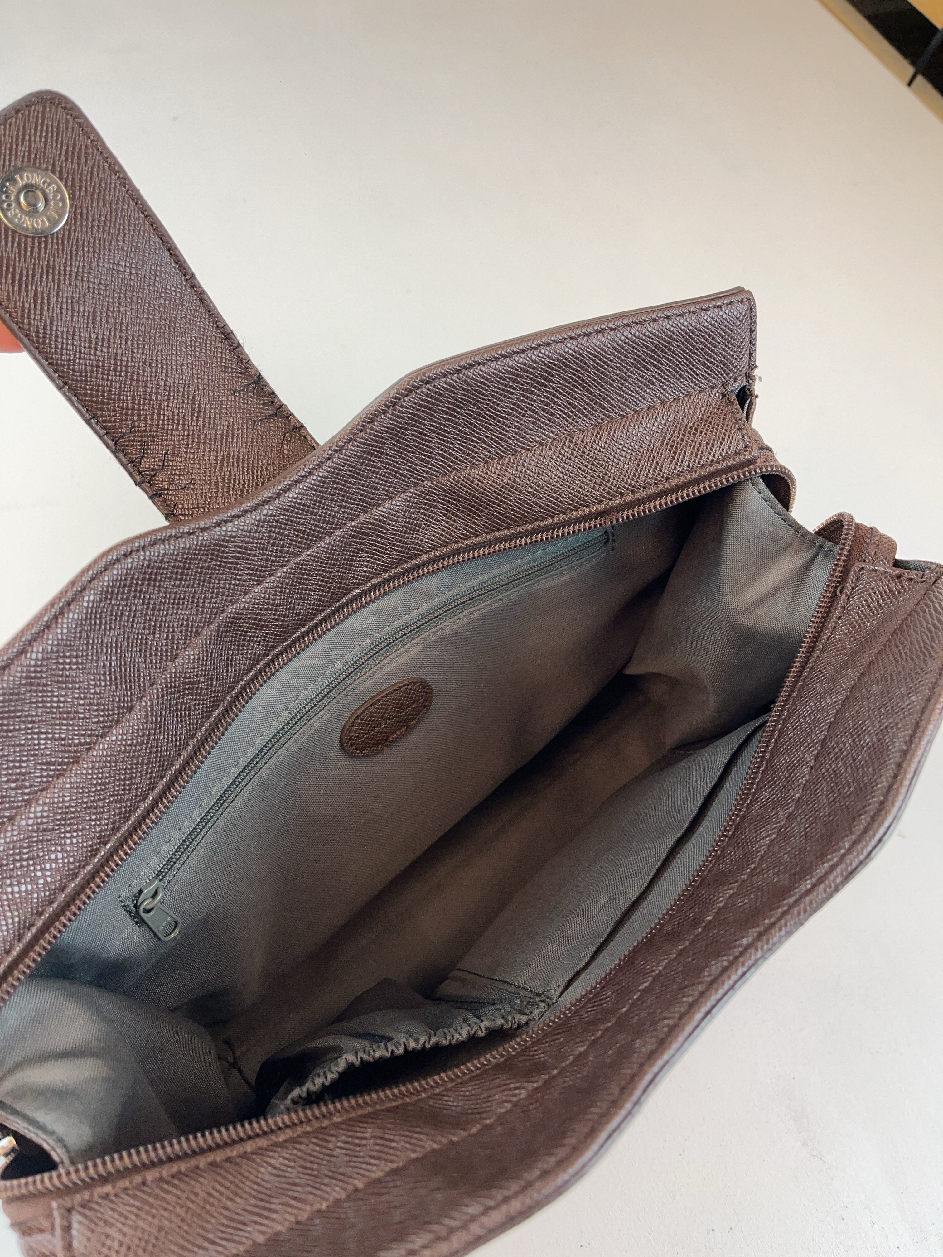 90s Office Tasche Braun