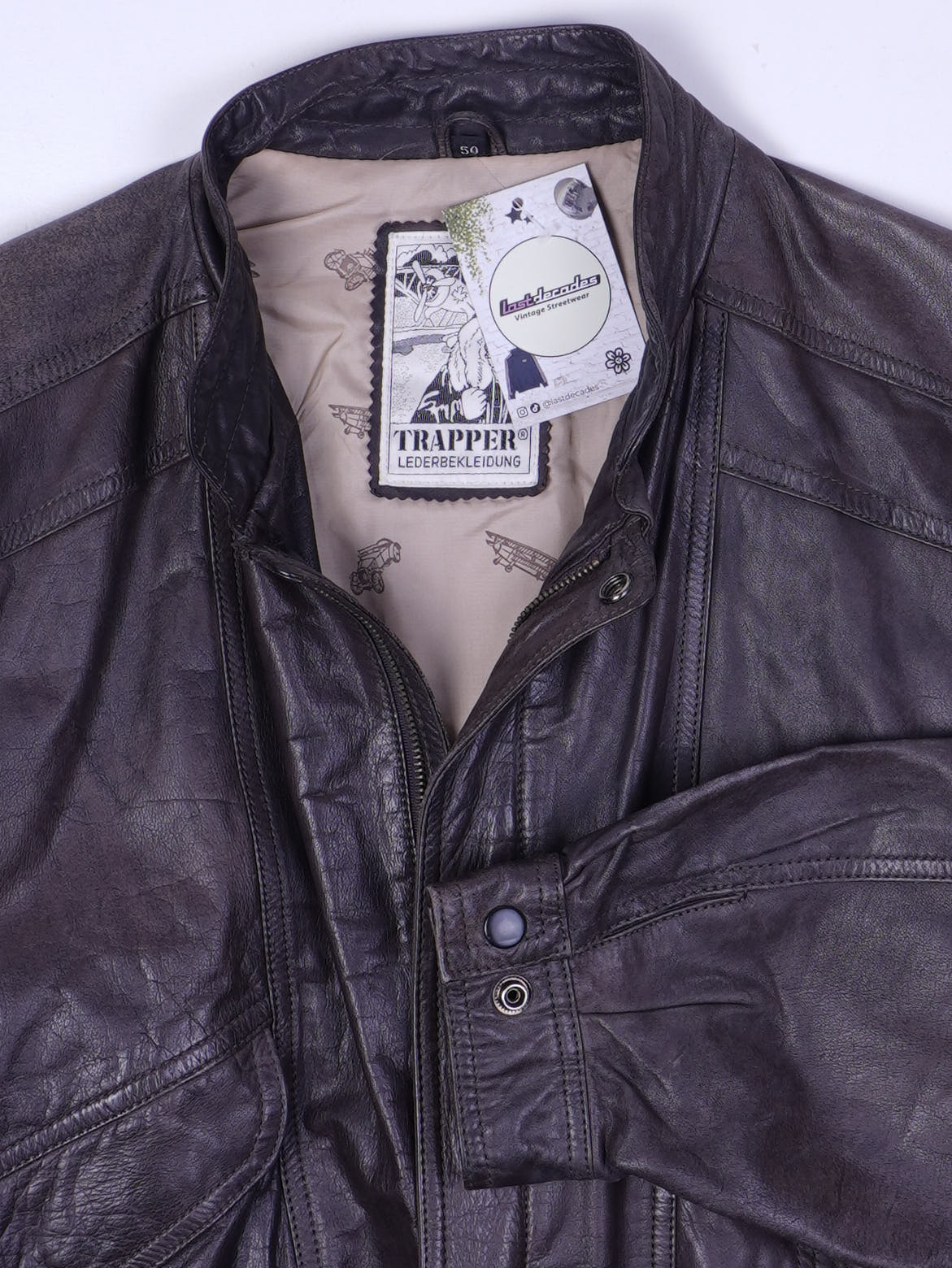 Vintage Lederjacke (M)