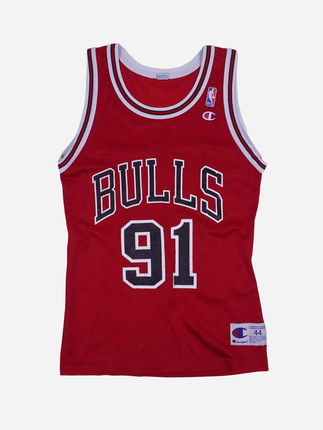Champion Bulls "Rodman" NBA Trikot (L)