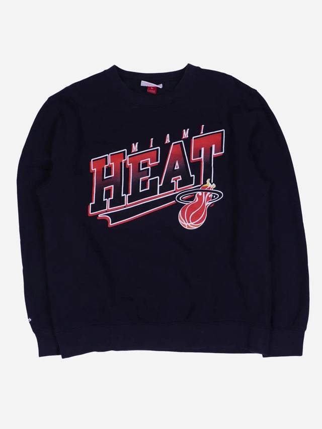 Mitchell & Ness Miami Heats Sweater (M)