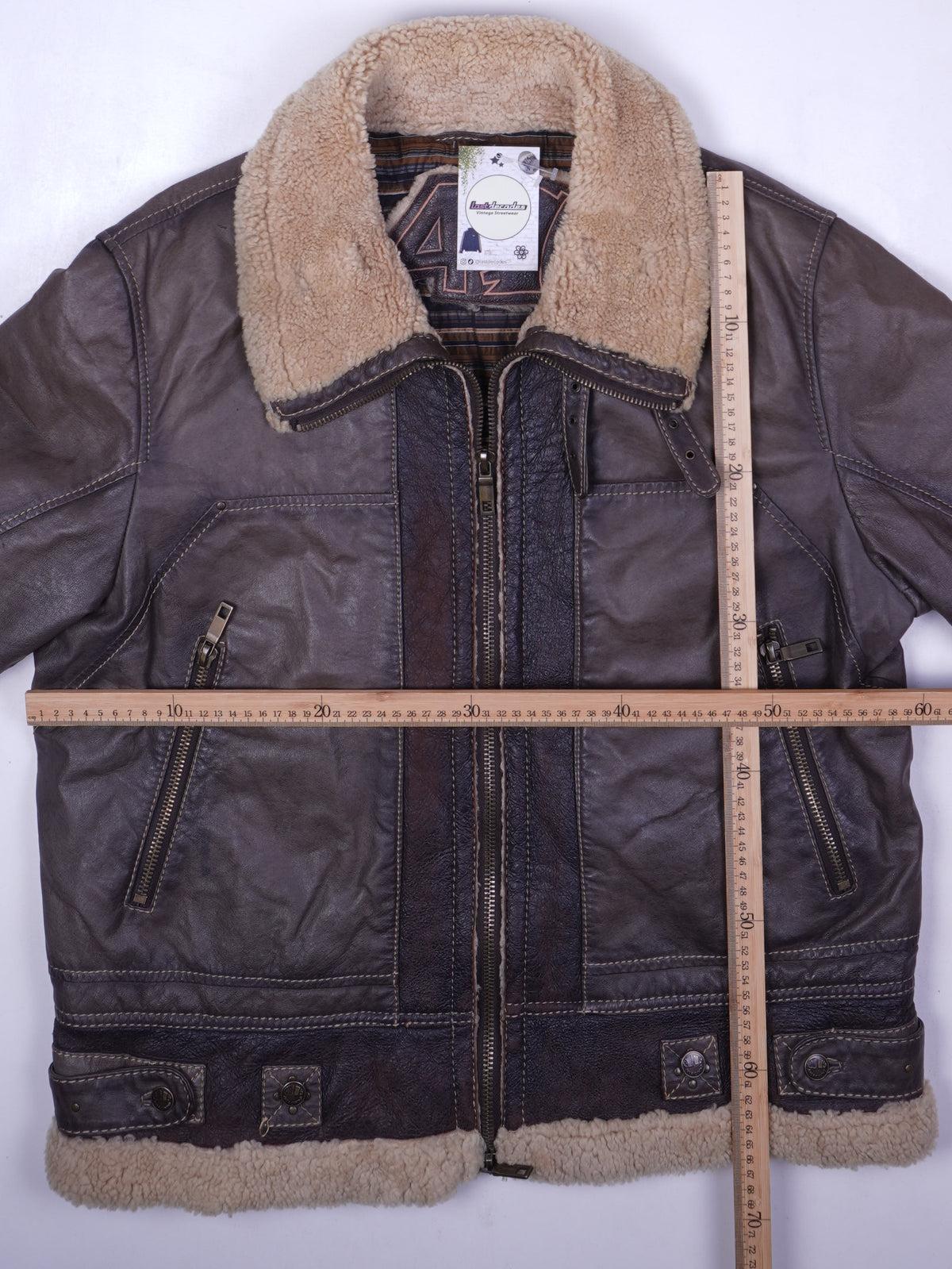 Vintage Lederjacke (L)
